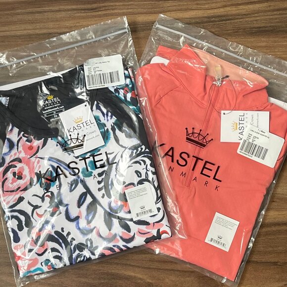 2 Kastel Denmark Women's Longsleeve Sun Shirts - XS - Picture 1 of 7